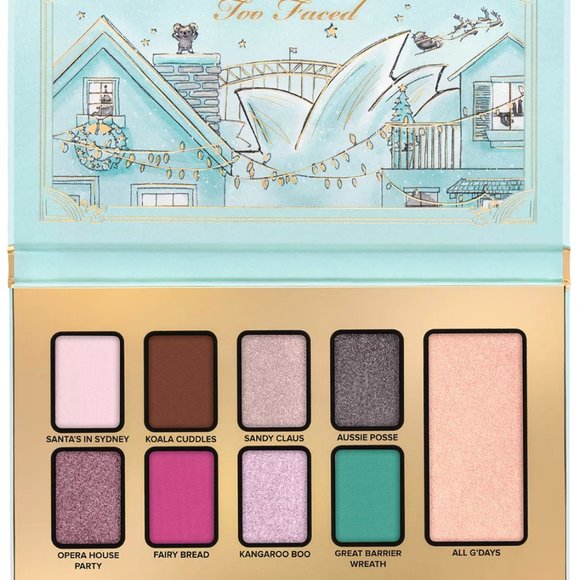 TOO FACED Christmas Around the World Ltd Edition 4 pc Holiday Makeup Collection - Picture 2 of 12